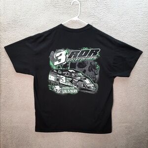 Gildan Shirt Adult Extra Large Black Stock Car Racing IMCA Skull Mechanic Mens